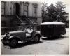 image of Mr. Hancock and man in automobile pulling trailer